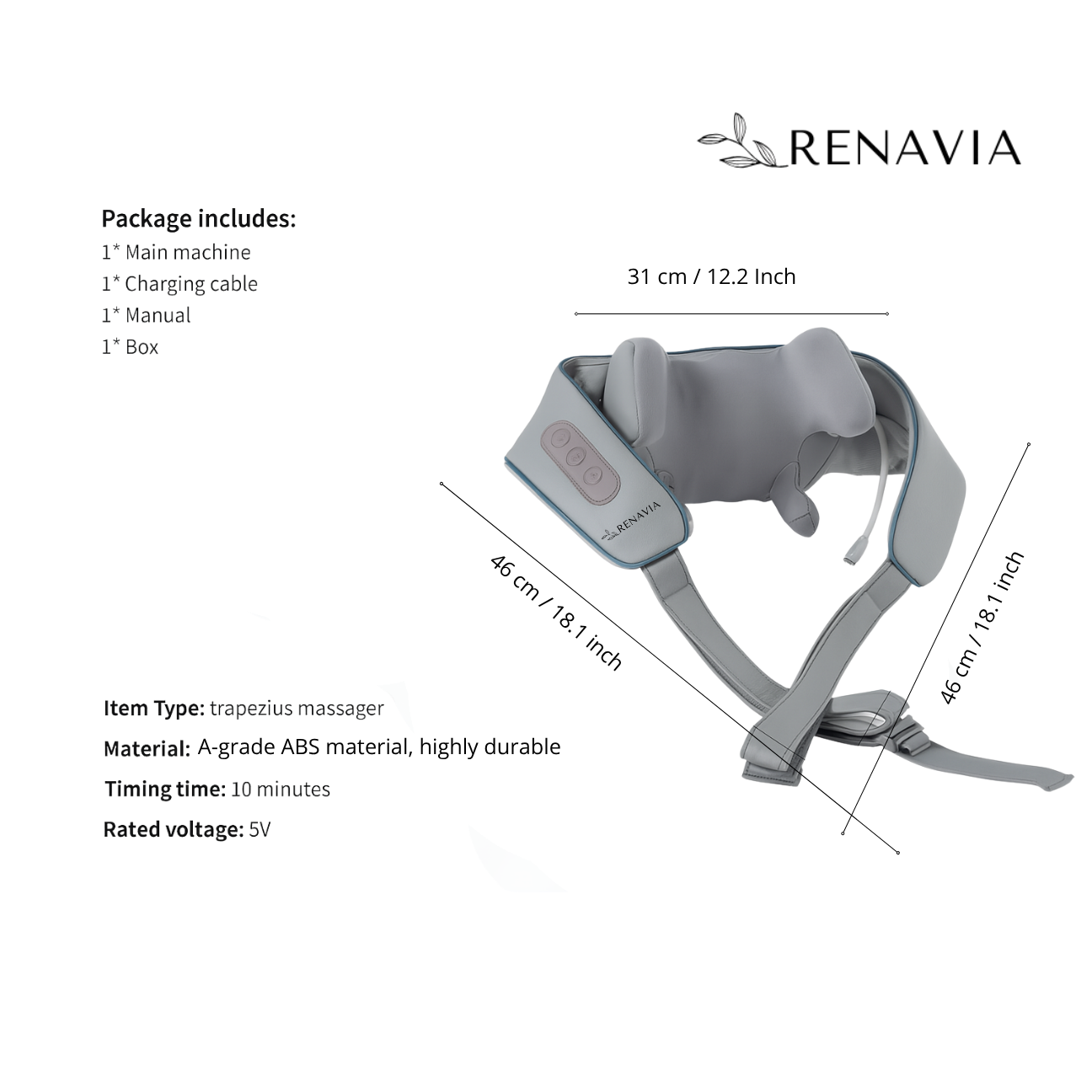 Renavia™️ Neck & Shoulders Massager